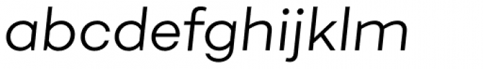 Fibra Light Italic Font LOWERCASE