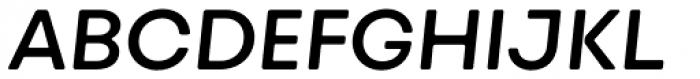 Fibra One Semi Bold Italic Font UPPERCASE
