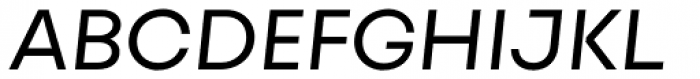 Fibra Regular Italic Font UPPERCASE