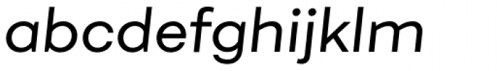 Fibra Regular Italic Font LOWERCASE