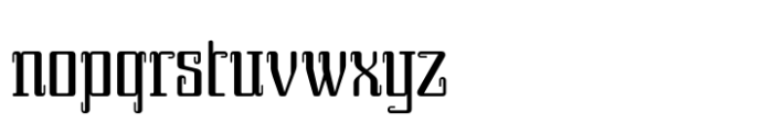 Fibula Font LOWERCASE