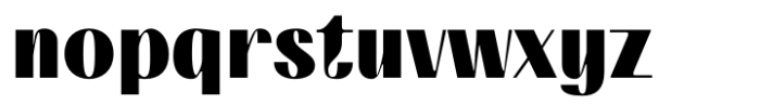 Fibular Sans Black Font LOWERCASE