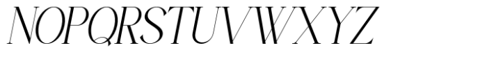 Ficoria Italic Font UPPERCASE