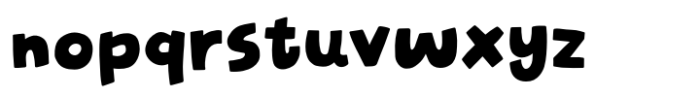 Fictional Character Regular Font LOWERCASE