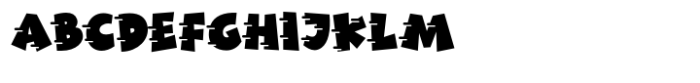 Fictional Powers Speed Font LOWERCASE