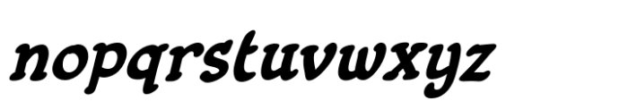 Fiddlefaddle Bold Italic Font LOWERCASE