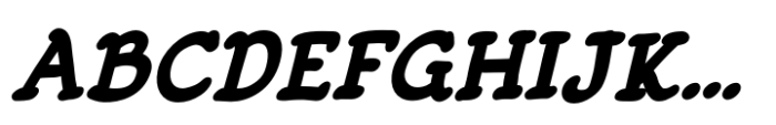 Fiddlefaddle Heavy Italic Font UPPERCASE