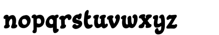 Fiddlefaddle Heavy Font LOWERCASE