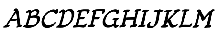 Fiddlefaddle Italic Font UPPERCASE