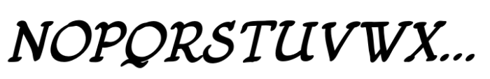 Fiddlefaddle Italic Font UPPERCASE