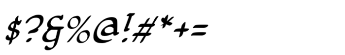 Fiddlefaddle Light Italic Font OTHER CHARS