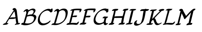 Fiddlefaddle Light Italic Font UPPERCASE