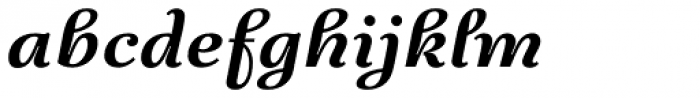 Fidelia Script Bold Font LOWERCASE