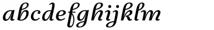Fidelia Script Regular Font LOWERCASE