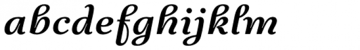 Fidelia Script SemiBold Font LOWERCASE