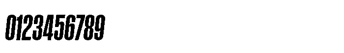 Field Gothic Narrow Field Gothic No. 26 XXCond XBold Italic Font OTHER CHARS