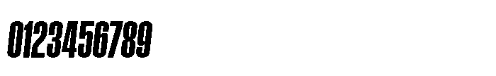 Field Gothic Narrow Field Gothic No. 27 XXCond XXBold Italic Font OTHER CHARS
