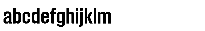 Field Gothic Standard Field Gothic No. 44 Condensed Demi FONT