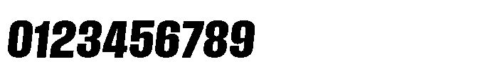 Field Gothic Standard Field Gothic No. 46 Condensed XBold Italic Font OTHER CHARS