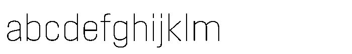 Field Gothic Standard Field Gothic No. 50 Compact XLight FONT