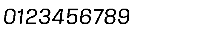 Field Gothic Standard Field Gothic No. 52 Compact Italic Font OTHER CHARS