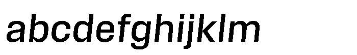 Field Gothic Standard Field Gothic No. 63 Medium Italic FONT