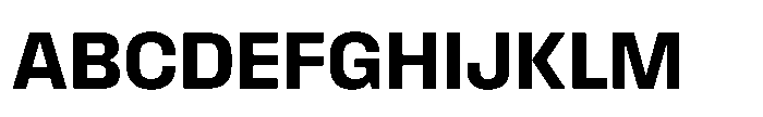 Field Gothic Standard Field Gothic No. 64 Demi Font UPPERCASE