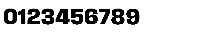 Field Gothic Standard Field Gothic No. 65 Bold Font OTHER CHARS