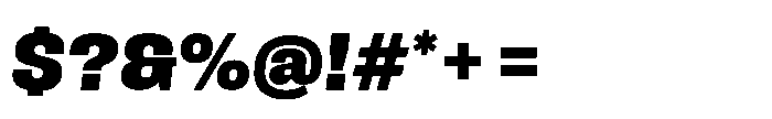 Field Gothic Standard Field Gothic No. 66 XBold Italic Font OTHER CHARS