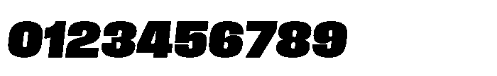 Field Gothic Standard Field Gothic No. 67 XXBold Italic Font OTHER CHARS