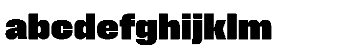 Field Gothic Standard Field Gothic No. 67 XXBold FONT