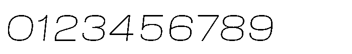 Field Gothic Wide No. 70 Wide XLight Italic Font OTHER CHARS