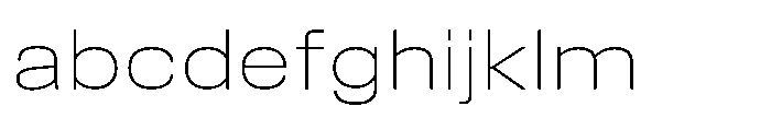 Field Gothic Wide No. 70 Wide XLight FONT