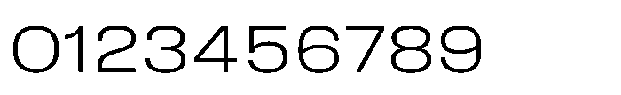 Field Gothic Wide No. 71 Wide Light Font OTHER CHARS