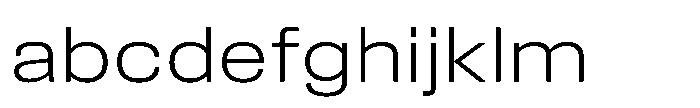 Field Gothic Wide No. 71 Wide Light FONT