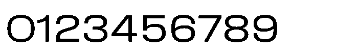 Field Gothic Wide No. 72 Wide Font OTHER CHARS
