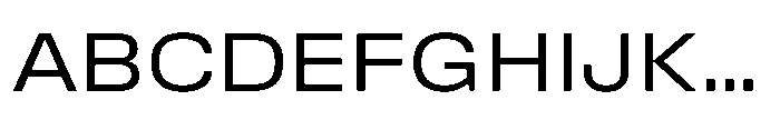 Field Gothic Wide No. 72 Wide Font UPPERCASE