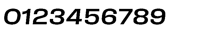 Field Gothic Wide No. 73 Wide Medium Italic Font OTHER CHARS