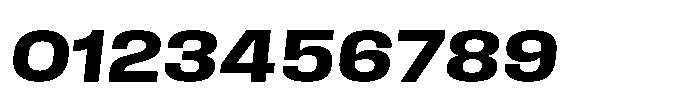 Field Gothic Wide No. 74 Wide Demi Italic Font OTHER CHARS