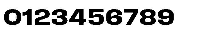 Field Gothic Wide No. 74 Wide Demi Font OTHER CHARS