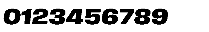 Field Gothic Wide No. 75 Wide Bold Italic Font OTHER CHARS