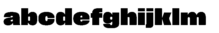 Field Gothic Wide No. 77 Wide XXBold FONT