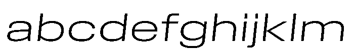 Field Gothic Wide No. 81 XWide Light Italic FONT
