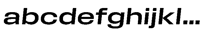 Field Gothic Wide No. 83 XWide Medium Italic FONT