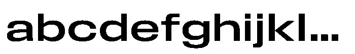 Field Gothic Wide No. 83 XWide Medium FONT