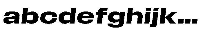 Field Gothic Wide No. 84 XWide Demi Italic FONT