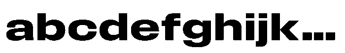 Field Gothic Wide No. 84 XWide Demi FONT