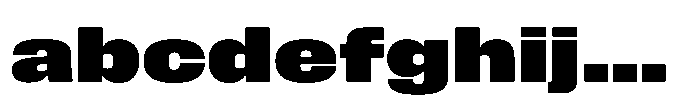 Field Gothic Wide No. 86 XWide XBold FONT