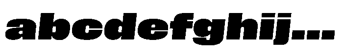 Field Gothic Wide No. 87 XWide XXBold Italic FONT