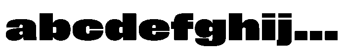 Field Gothic Wide No. 87 XWide XXBold FONT